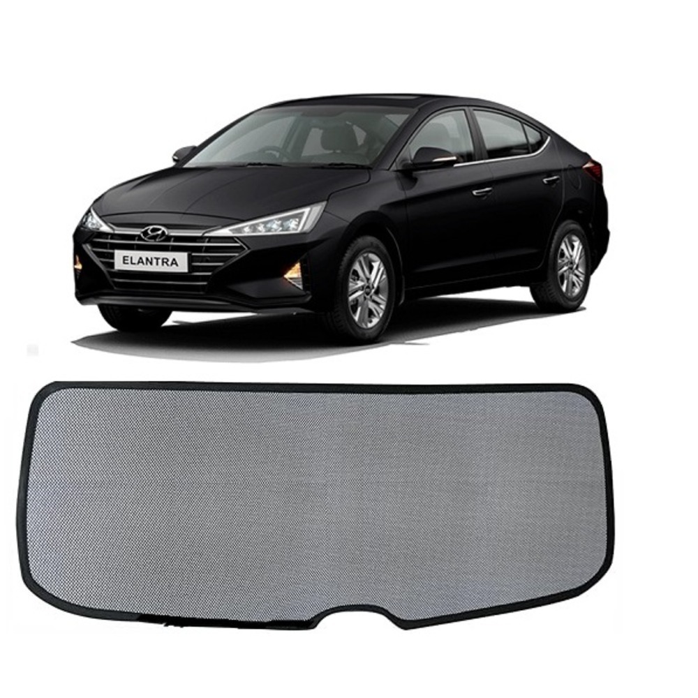 4.5D Car Floor Foot Tray Mats for Elantra New  - Black